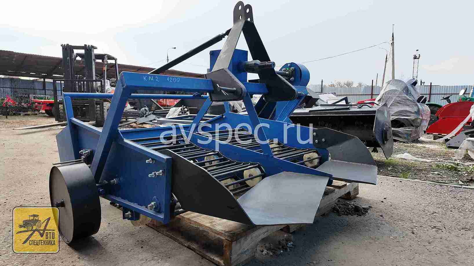 Картофелекопалка транспортерная КМ-2 двухрядная 1400